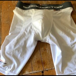 Shock Doctor Compression Shorts With Cup Pocket